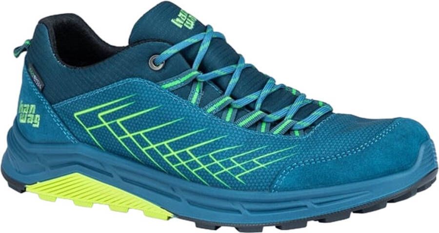 Hanwag Coastridge Low ES Wandelschoen Heren waterdichte lage wandelschoenen Seablue Sulphur