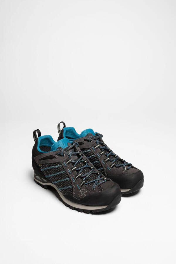 Hanwag Damen Wanderschuhe Damenschuhe Makra Low Lady GTX 96528 Blau Schwarz