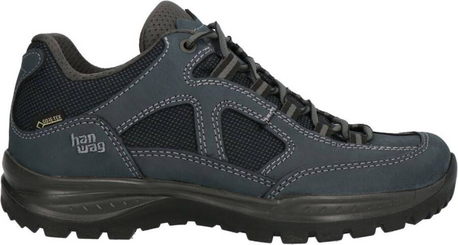 Hanwag Gritstone II Wide GTX schoenen L Navy asphalt Schoenen Wandelschoenen Lage schoenen
