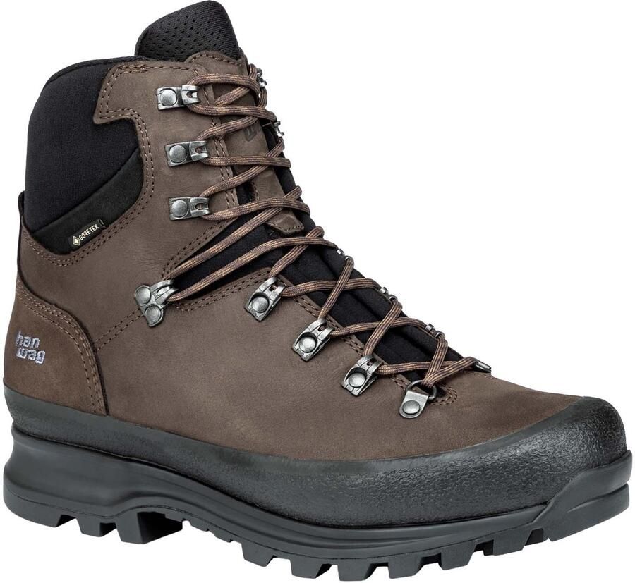 Hanwag Banks SF Extra Lady GTX Comfort! De ideale schoen voor wandelaars met een brede voorvoet! 's Straight fit-Extra leest biedt voldoende ruimte in de voorvoet en grote teen waardoor licht wandelen ee