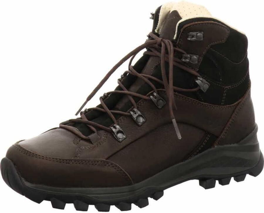 Hanwag Bangri Heren Hoge Wandelschoen Chestnut Black
