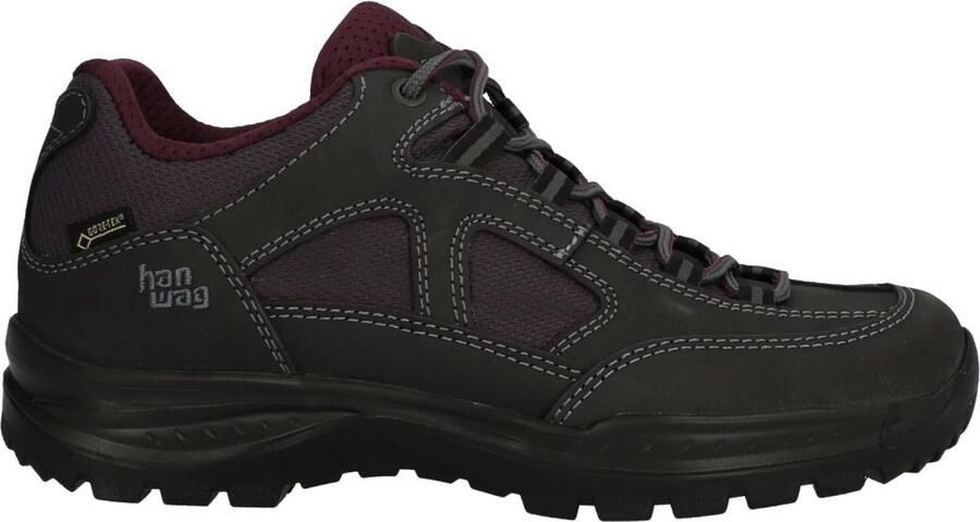 Hanwag Gritstone II Lady GTX schoenen 064356 asphalt dark garnet Schoenen Wandelschoenen Lage schoenen - Foto 9