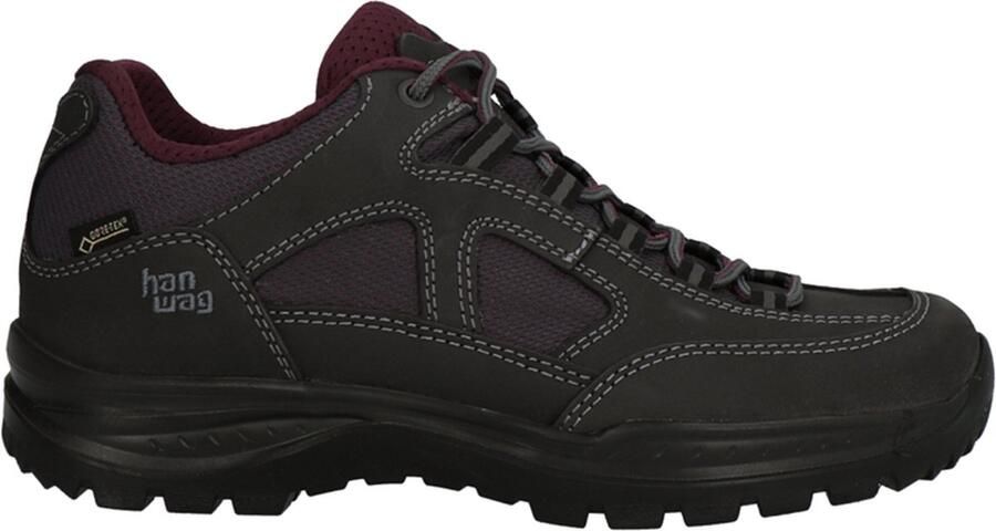 Hanwag Gritstone II Lady GTX schoenen 064356 asphalt dark garnet Schoenen Wandelschoenen Lage schoenen - Foto 9