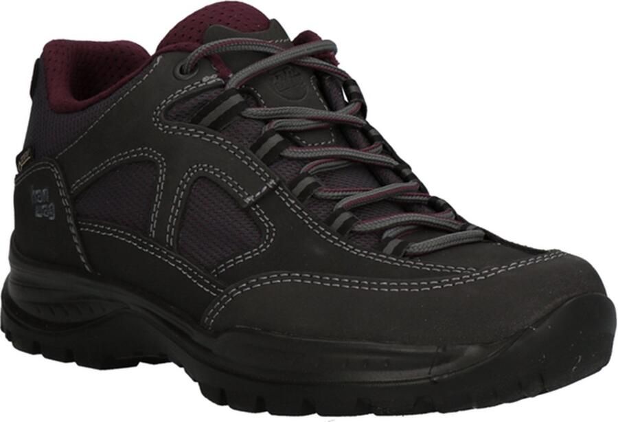 Hanwag Gritstone II Lady GTX schoenen 064356 asphalt dark garnet Schoenen Wandelschoenen Lage schoenen - Foto 5