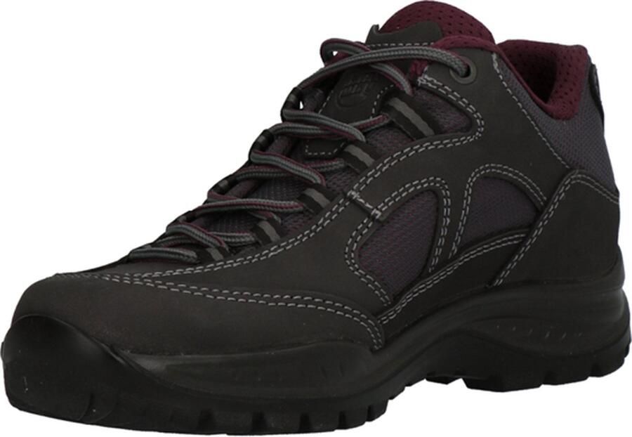 Hanwag Gritstone II Lady GTX schoenen 064356 asphalt dark garnet Schoenen Wandelschoenen Lage schoenen - Foto 4