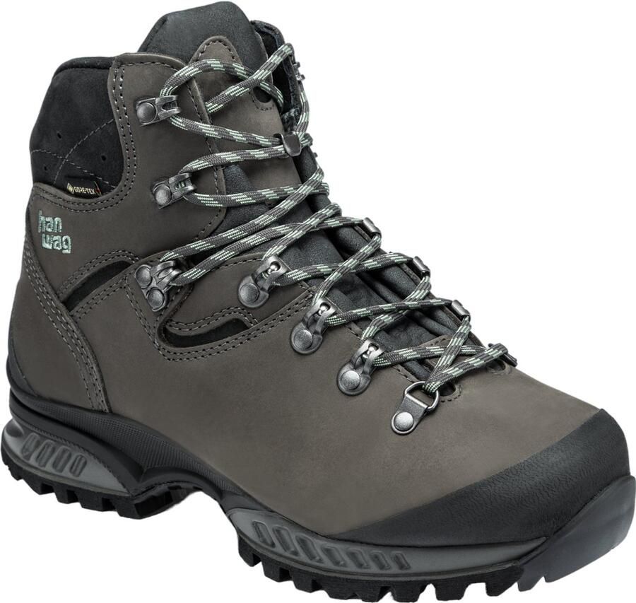 Hanwag Tatra II GTX Wandelschoen Dames waterdichte hoge wandelschoenen Asphalt Mint