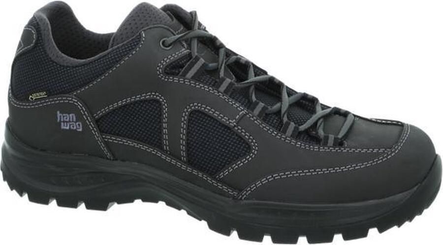 Hanwag Gritstone II Wide GTX schoenen L 007064 navy asphalt Schoenen Wandelschoenen Lage schoenen