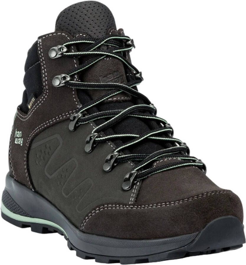 Hanwag Torsby Lady GTX Wandelschoen Dames leren mid wandelschoenen Asphalt Mint