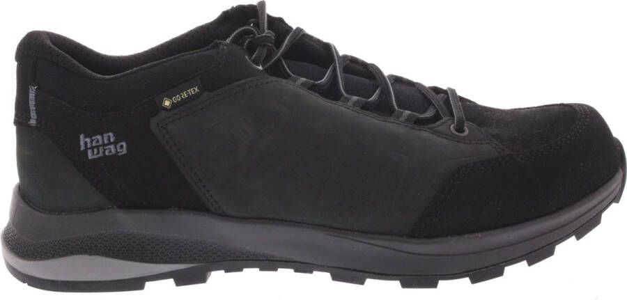 Hanwag Torsby Low SF Extra GTX Heren waterdichte lage wandelschoenen Black Asphalt