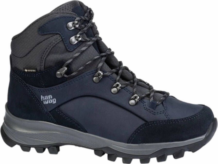 Hanwag Banks Narrow GTX Lady 007064 navy_asphalt Schoenen Wandelschoenen Halfhoge schoenen