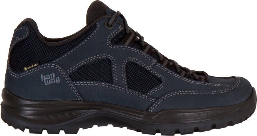 Hanwag Gritstone II Wide GTX schoenen L Navy asphalt Schoenen Wandelschoenen Lage schoenen