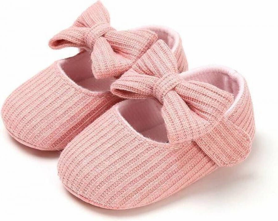 Happy Alpaca Babyschoenen Baby schoentjes Meisje Zomer Sloffen Roze 6-09 maanden