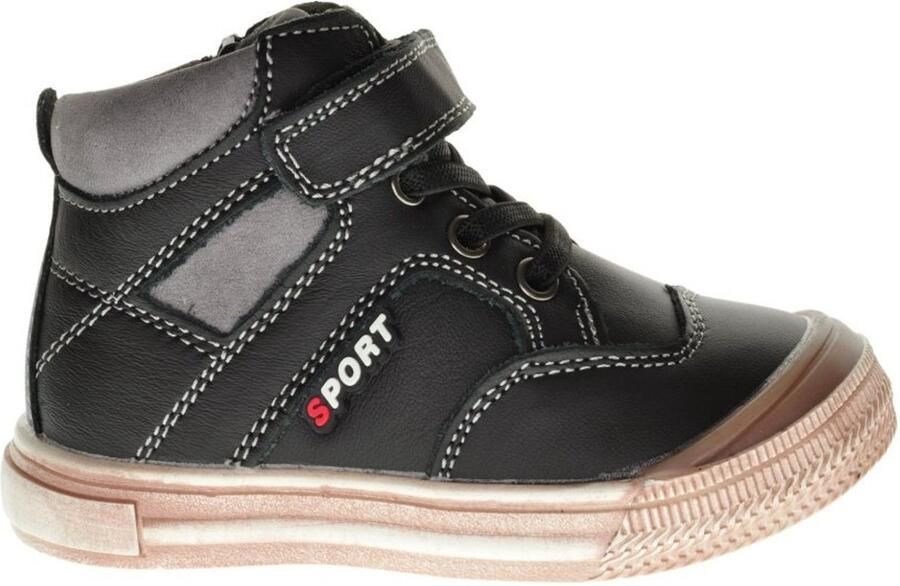 Happy Bee Kinderschoenen Zwart Leder