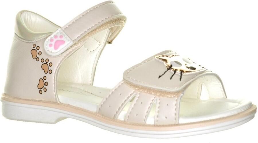 Happy Bee Witte Kindersandalen Velcro Kat