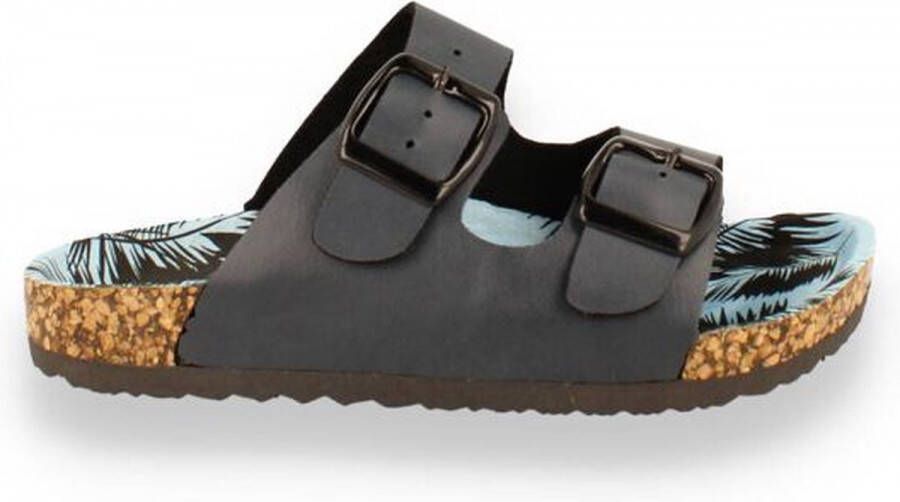 Happy Bee jongens slipper BLAUW