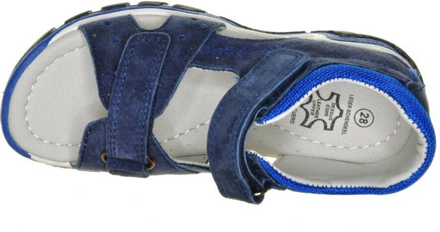 Happy Bee Kindersandalen Leder Blauw
