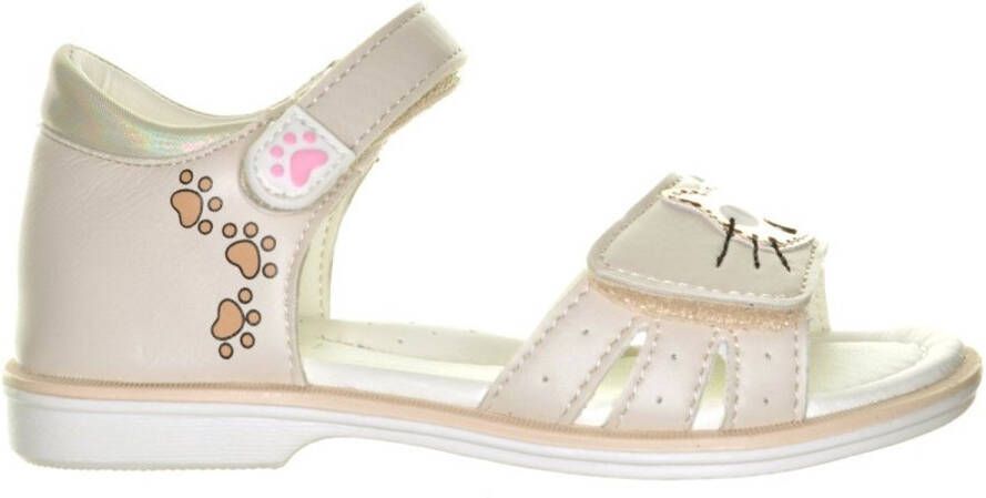 Happy Bee Witte Kindersandalen Velcro Kat