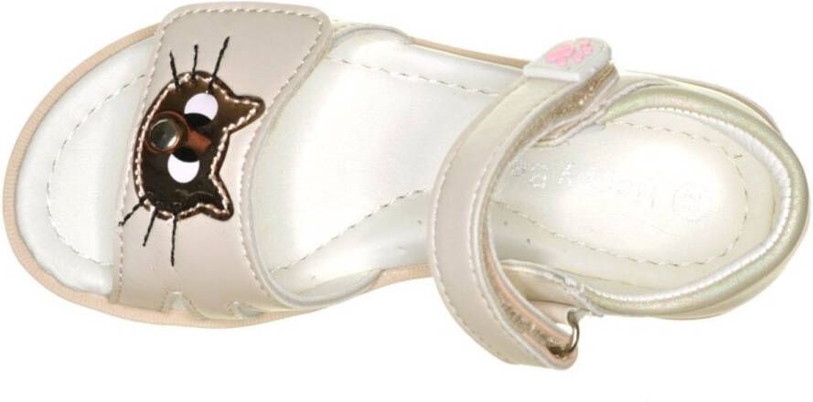Happy Bee Witte Kindersandalen Velcro Kat