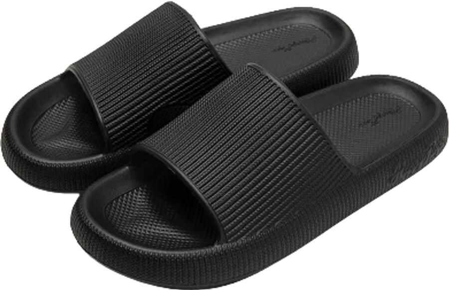 Happy Flops Kids Slippers Voor Kinderen Zwart Badslippers HappyFlops Kind