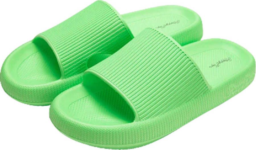 Happy Flops Slippers Groen Badslippers HappyFlops