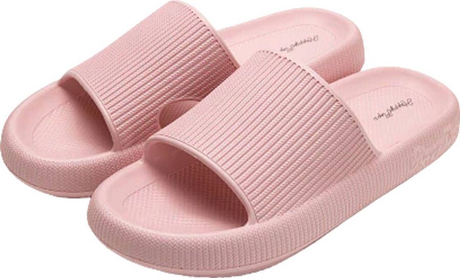 Happy Flops Slippers Roze Dames Badslippers