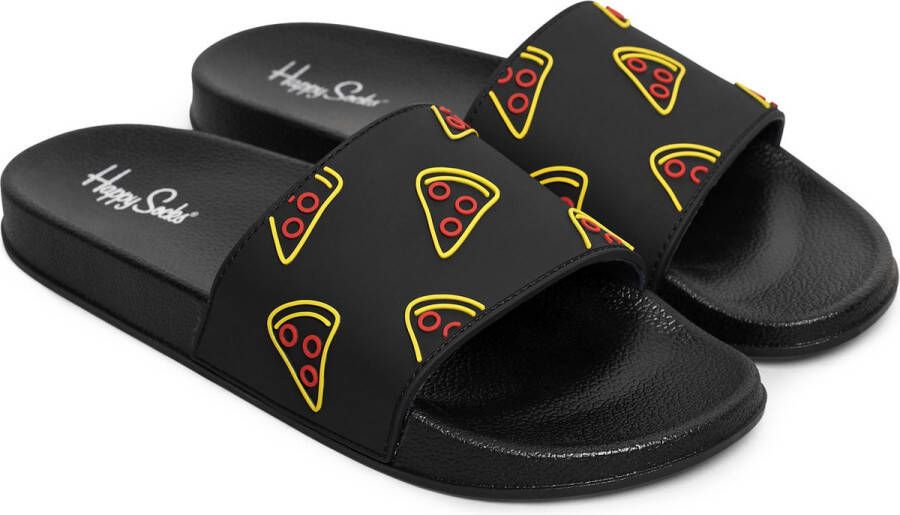 Happy Socks PZS114 9000 Pool Slider Pizza Slice