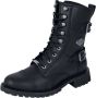 Harley-Davidson Balsa Laars zwart Leer Dames Biker Casual wear Rock wear Street wear - Thumbnail 2