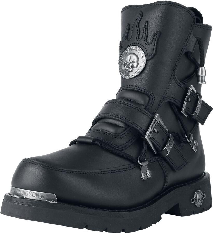 Harley-Davidson Distortion Heren Bikerlaars zwart - Foto 1