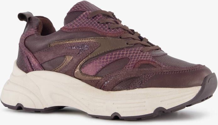 Harper dames sneakers bordeaux rood