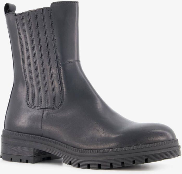 Harper Haper leren dames Chelsea boots zwart