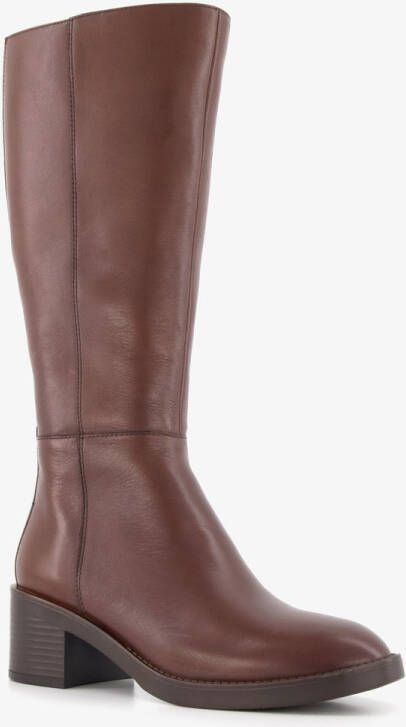 Harper hoge leren dames laarzen bruin