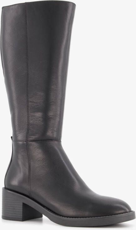 Harper hoge leren dames laarzen zwart