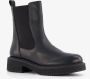 Harper leren dames Chelsea boots Zwart - Thumbnail 1