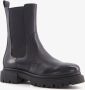 Harper leren dames Chelsea boots zwart6 - Thumbnail 3