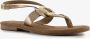 Harper leren dames sandalen goud Echt leer - Thumbnail 3