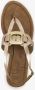 Harper leren dames sandalen goud Echt leer - Thumbnail 1