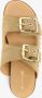 Harper leren dames slippers met studs beige Echt leer - Thumbnail 3
