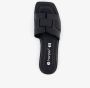 Harper leren dames slippers zwart - Thumbnail 1