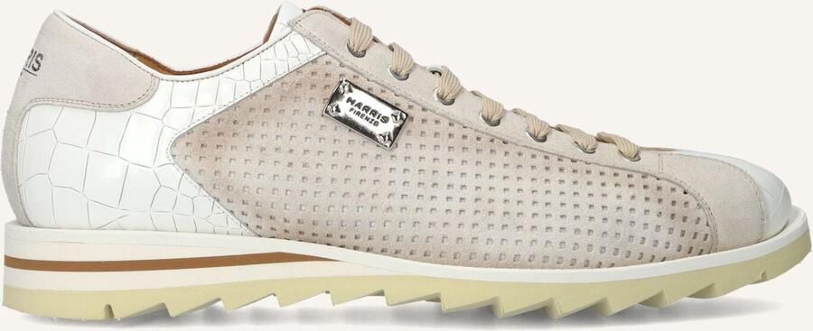 HARRIS Lage Sneakers Heren 2817 Maat: 42 5 Materiaal: Leer Kleur: Beige