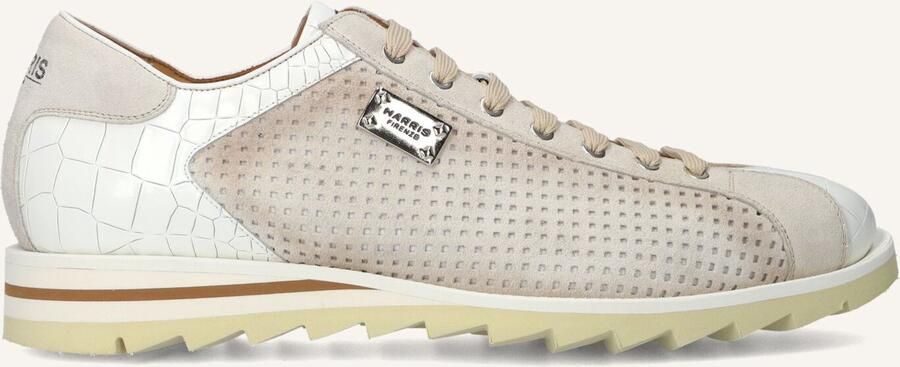 HARRIS Lage Sneakers Heren 2817 Maat: 42 5 Materiaal: Leer Kleur: Beige