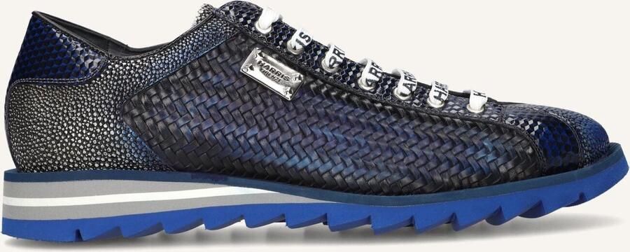 HARRIS Lage Sneakers Heren 2817 Maat: 42 5 Materiaal: Leer Kleur: Blauw