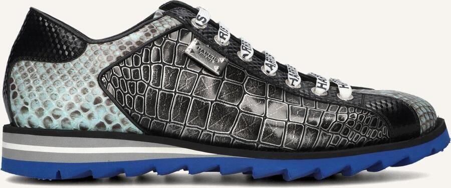 HARRIS Lage Sneakers Heren 2817 Maat: 47 Materiaal: Leer Kleur: Grijs