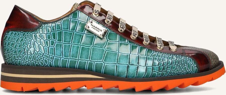 HARRIS Lage Sneakers Heren 2892 Maat: 40 Materiaal: Leer Kleur: Blauw