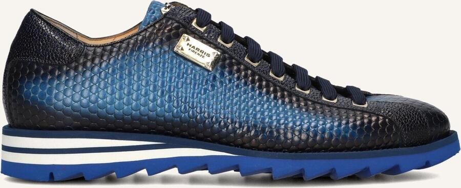 HARRIS Lage Sneakers Heren 2892 Maat: 41 Materiaal: Leer Kleur: Donkerblauw