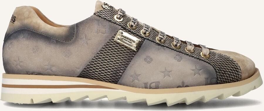 HARRIS Lage Sneakers Heren Fdm Maat: 41 Materiaal: Suède Kleur: Taupe
