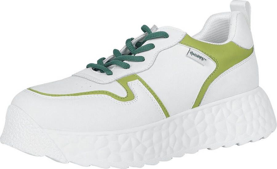Harry Potter Slytherin Sneakers wit Leer Dames Fan merch Film Hogwarts Slytherin