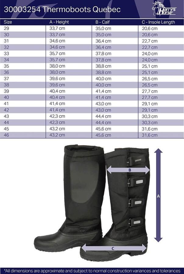 Harry's Horse Thermolaars Quebec 43 Zwart - Foto 5