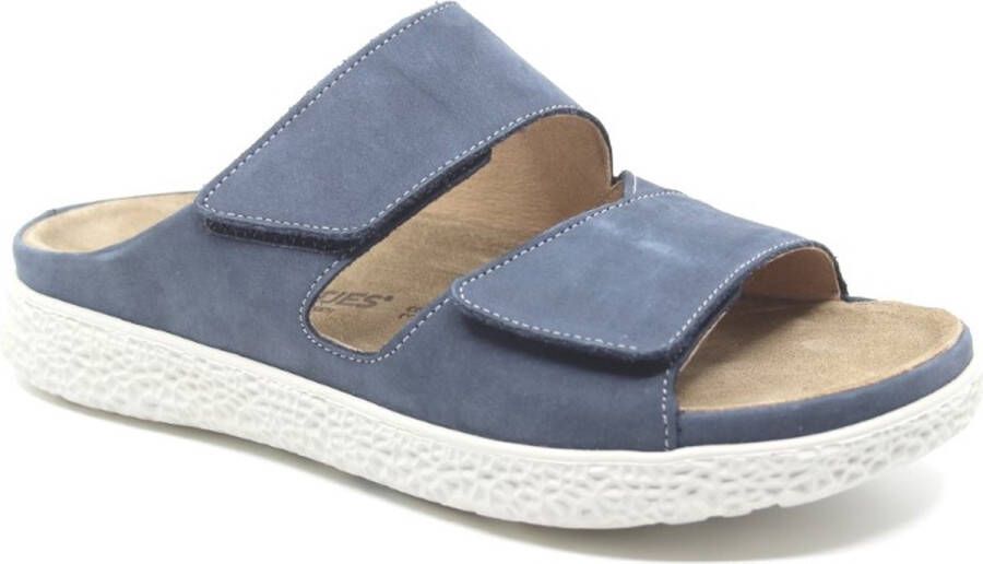 Hartjes 122 1221 Groove slipper H stahlblau Kleur Blauw)