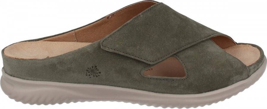 Hartjes 122.1116 99 70.00 Groene dames slipper met uitneembaar voetbed wijdte G - Foto 2