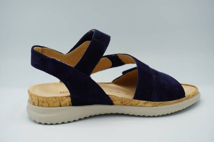 Hartjes 132.1135 73 33.47 Blauwe Dames Sandalen wijdte G